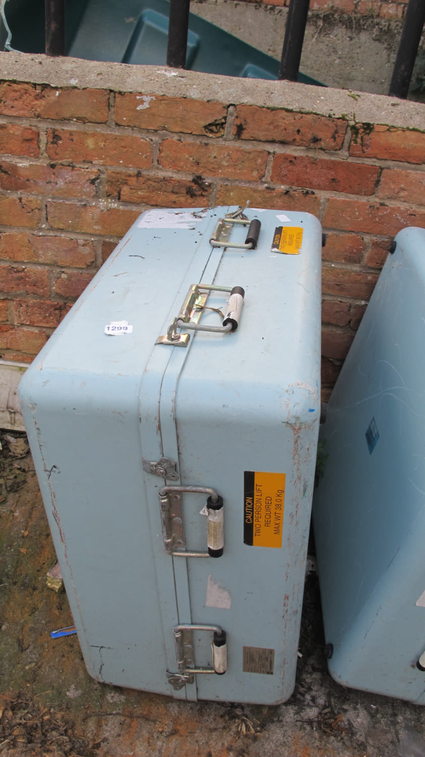 Lot 1299: HMS illustrious water tight storage box