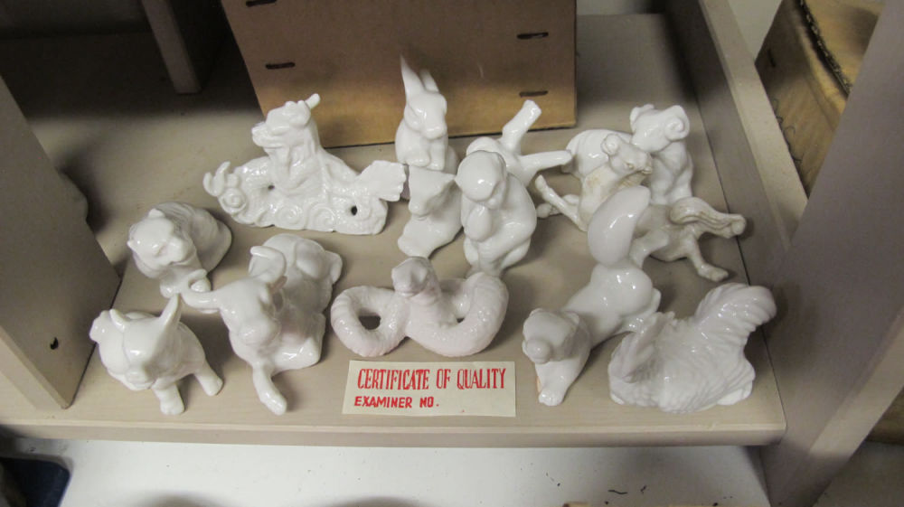 Lot 159: Blanc de chine Chinese zodiac set