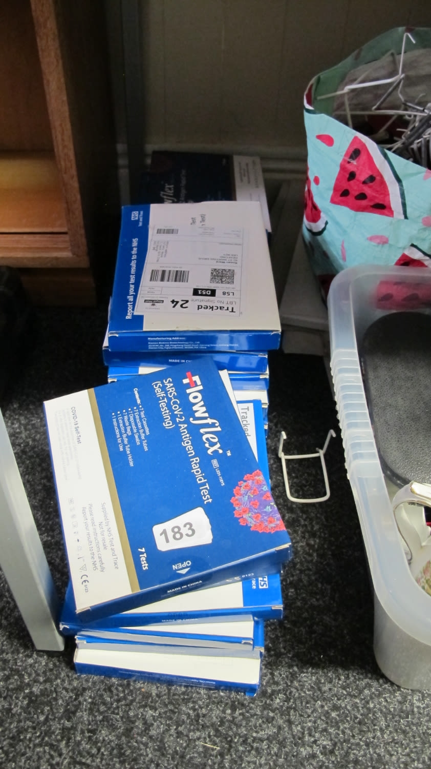 Lot 183: Covid tests
