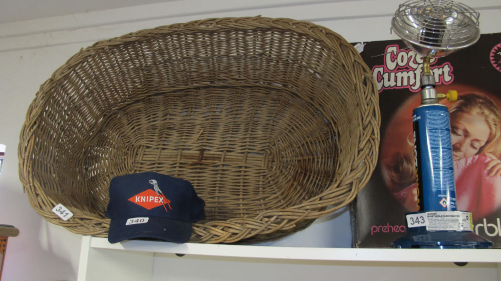 Lot 341: Wicker basket