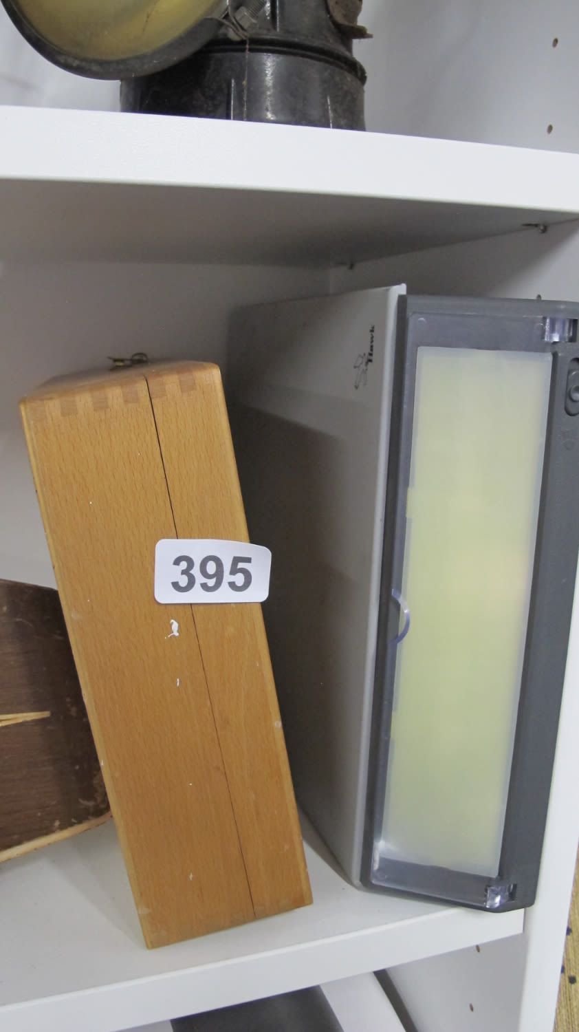 Lot 395: box of slides and a viewer