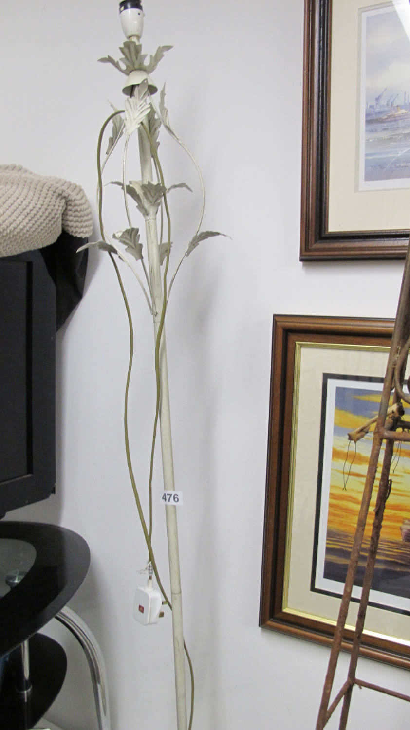 Lot 476: unusual standard lamp