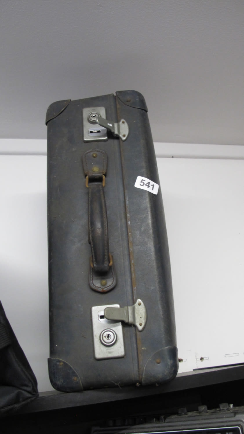 Lot 541: Vintage suitcase