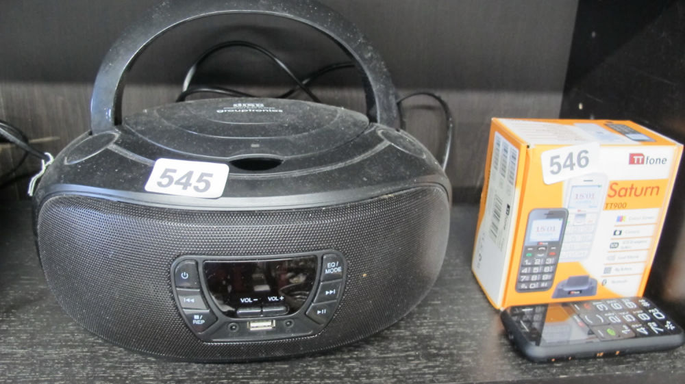 Lot 545: CD player