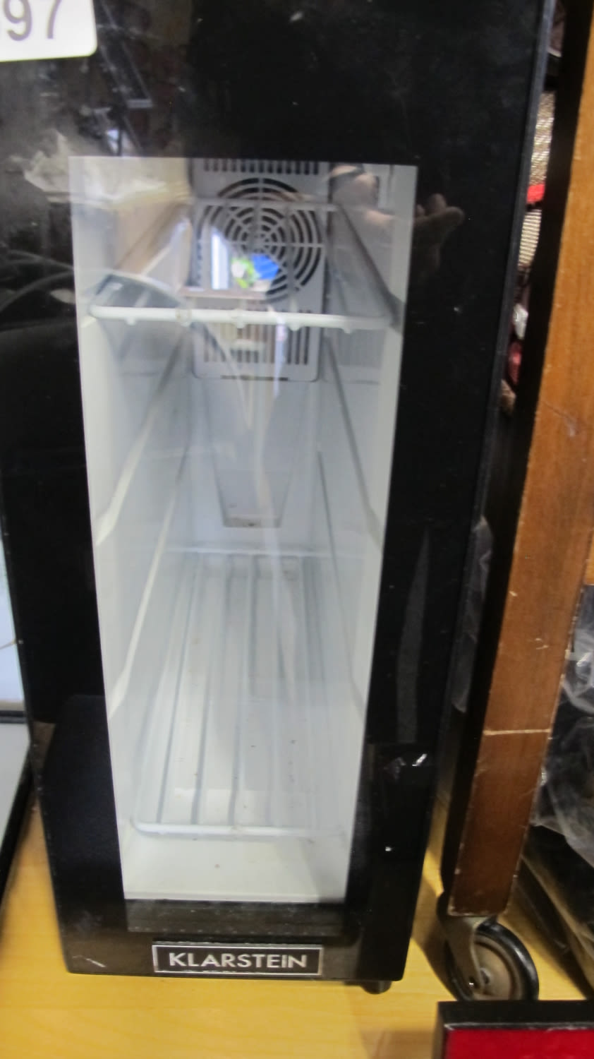 Lot 597: mini fridge