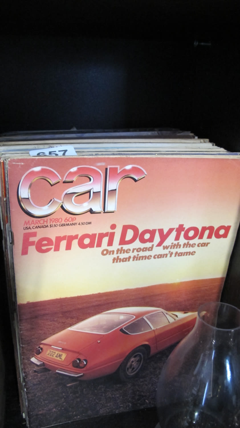 Lot 657: vintage car magazines