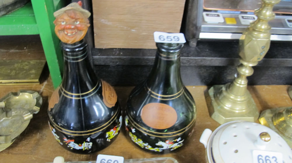 Lot 659: unusual bottles 