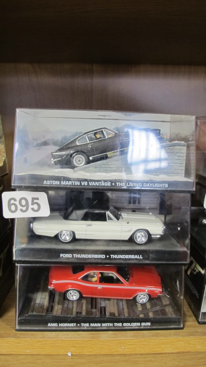 Lot 695: 3 James Bond die cast