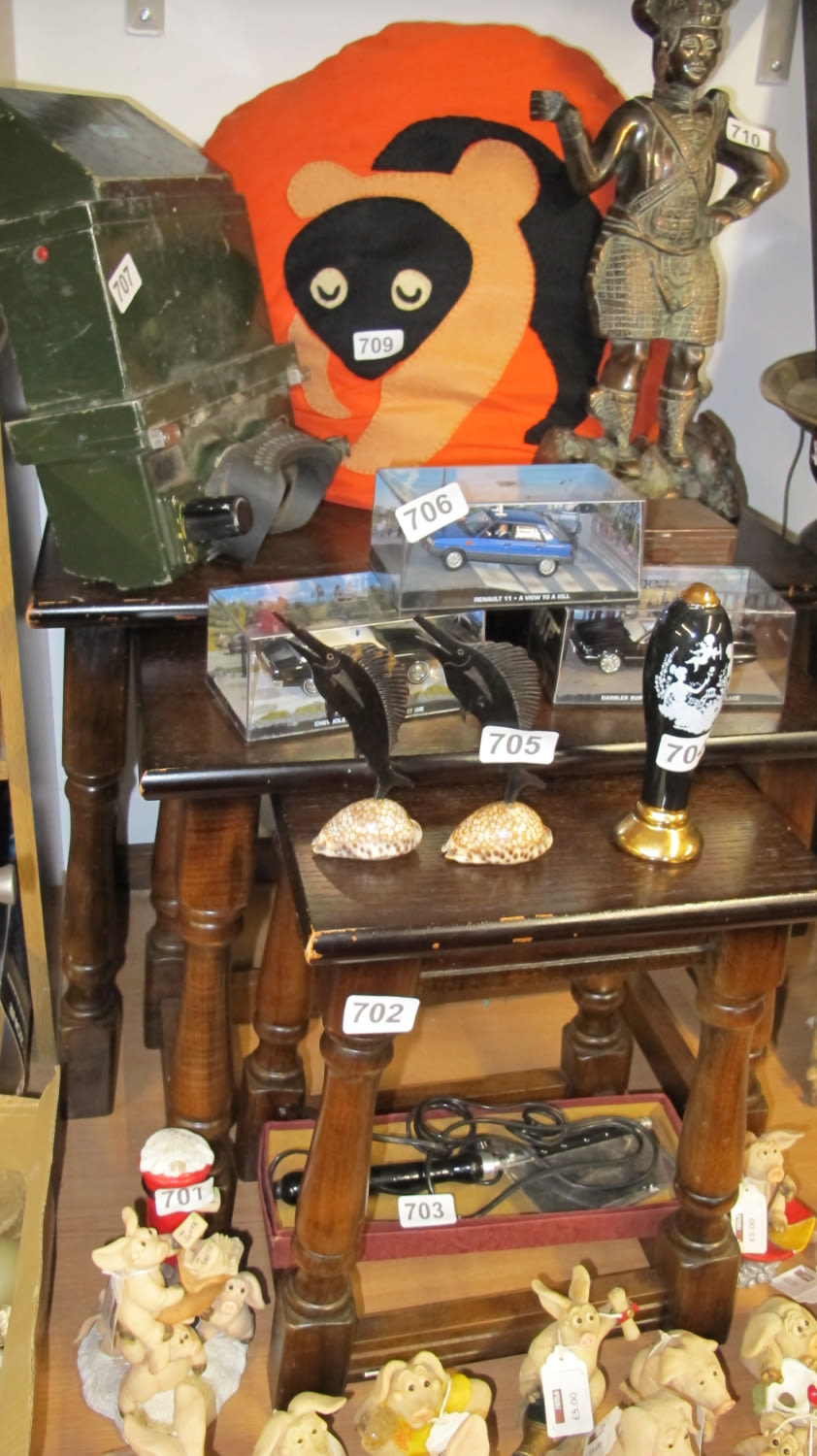Lot 702: nest of tables
