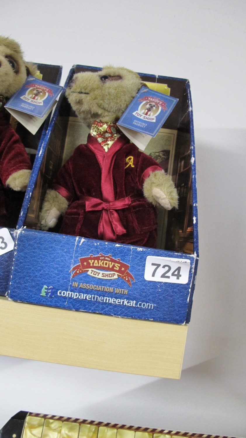 Lot 724: meerkat plush