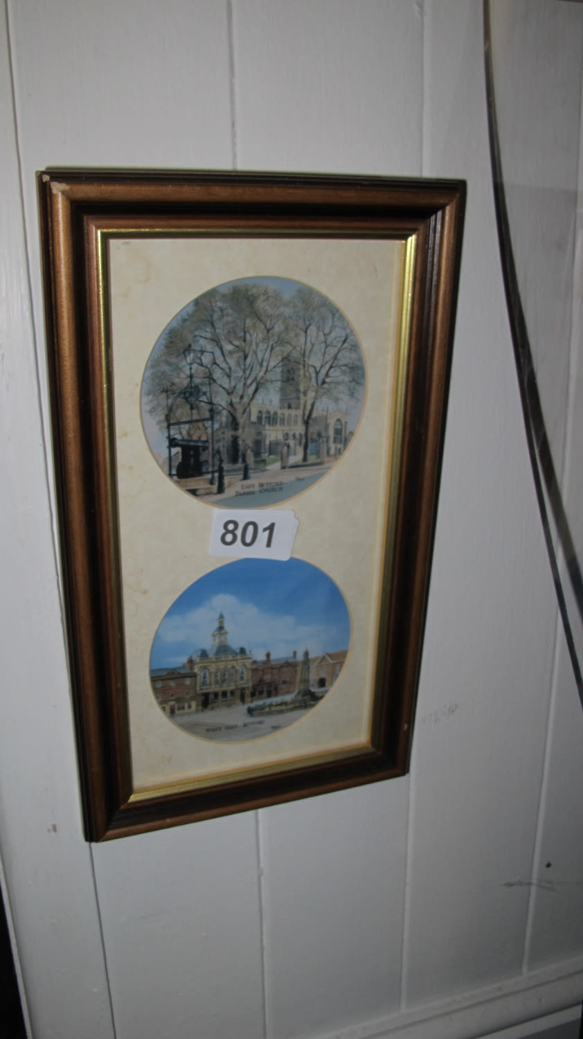 Lot 801: framed and glazed Retford pictures