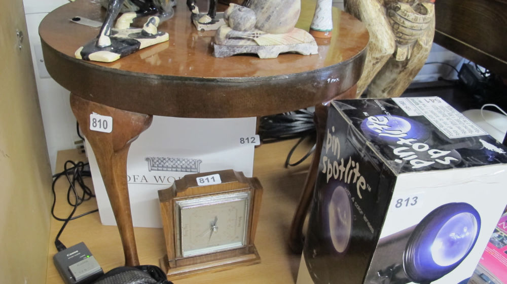 Lot 810: circular side table