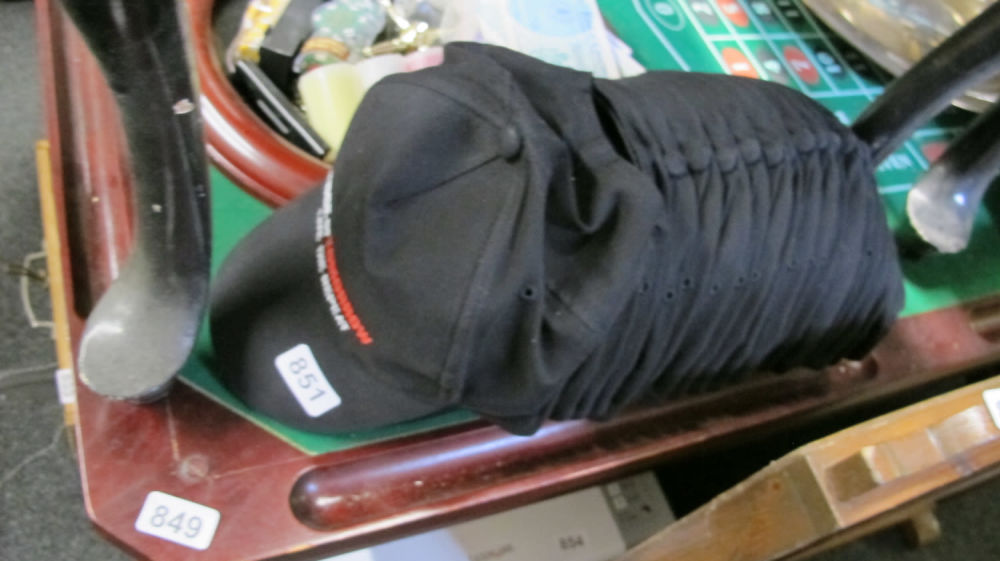 Lot 851: baseball caps
