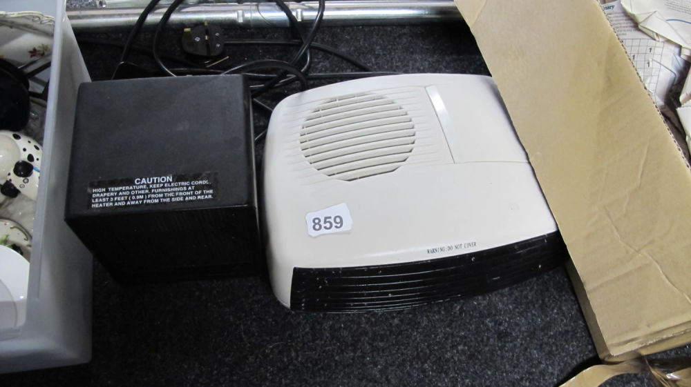 Lot 859: electric heaters