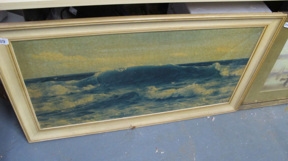 Lot 889: framed picture