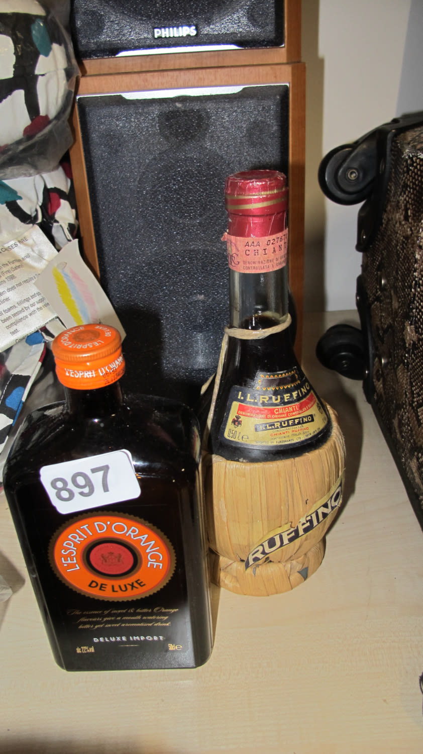Lot 897: 2 bottles of alcohol