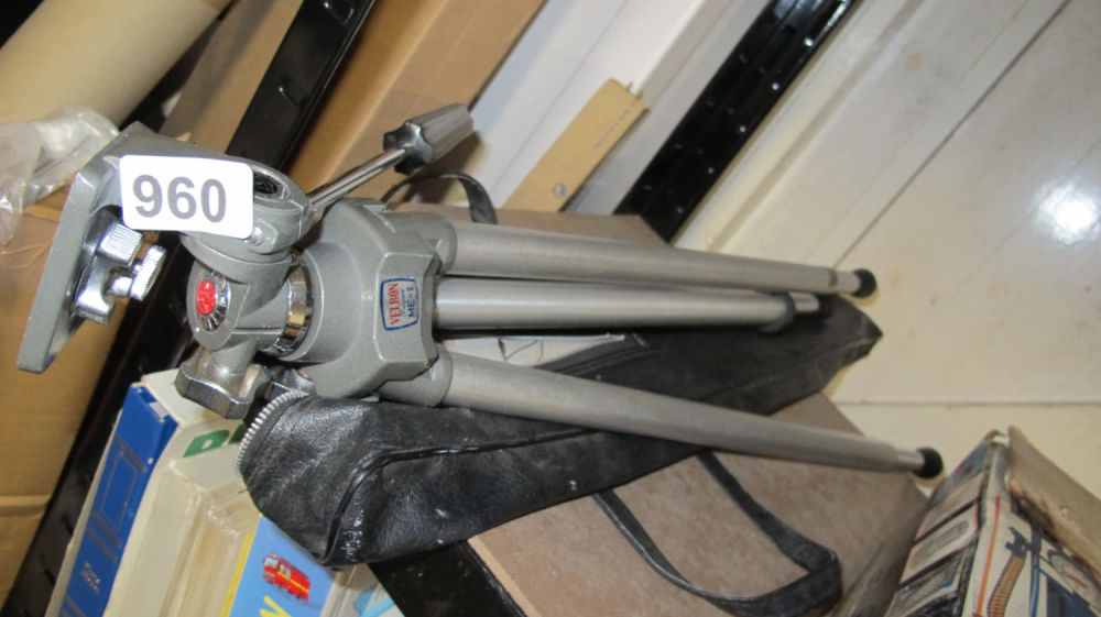 Lot 960: Camera telescope tripod