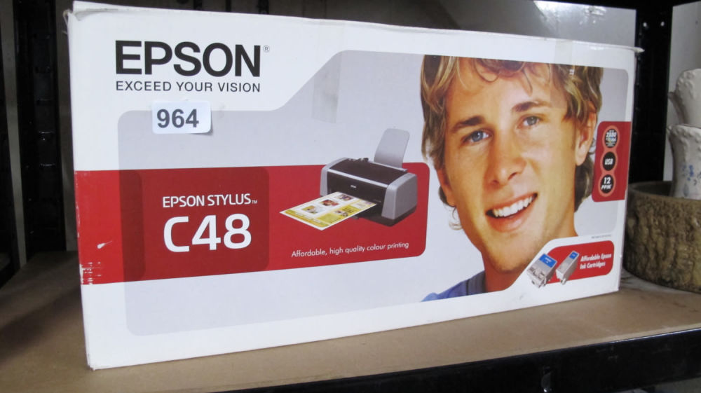 Lot 964: Epson boxed printer