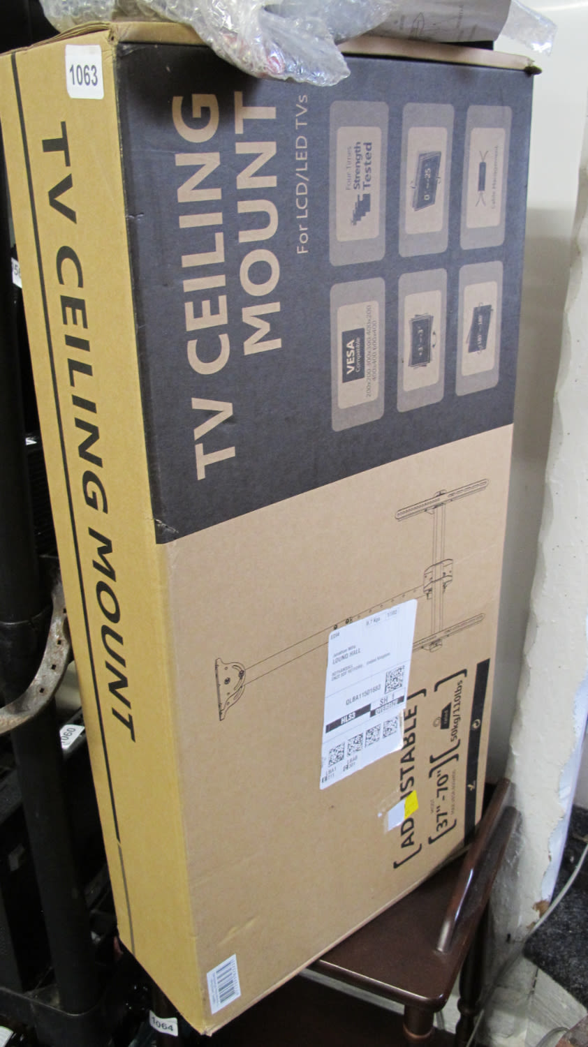Lot 1063: TV ceiling mount bracket