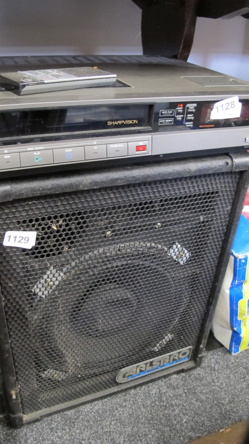 Lot 1129: Guitar amp speaker