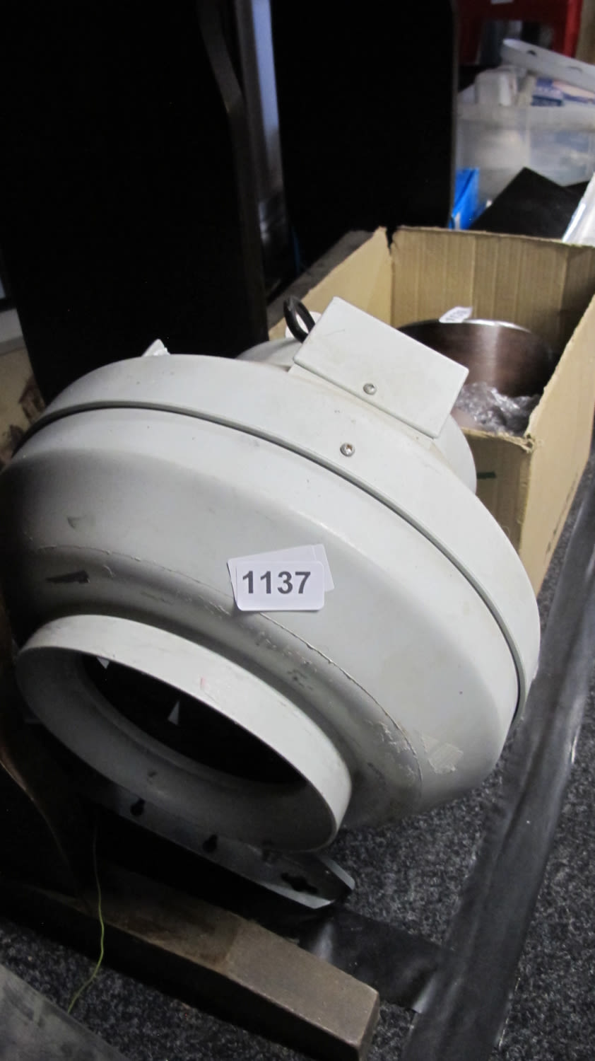 Lot 1137: Inline out take fan