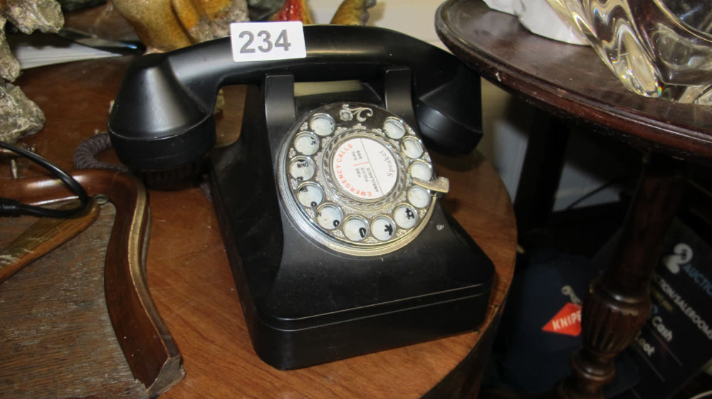 Lot 234: Vintage telephone