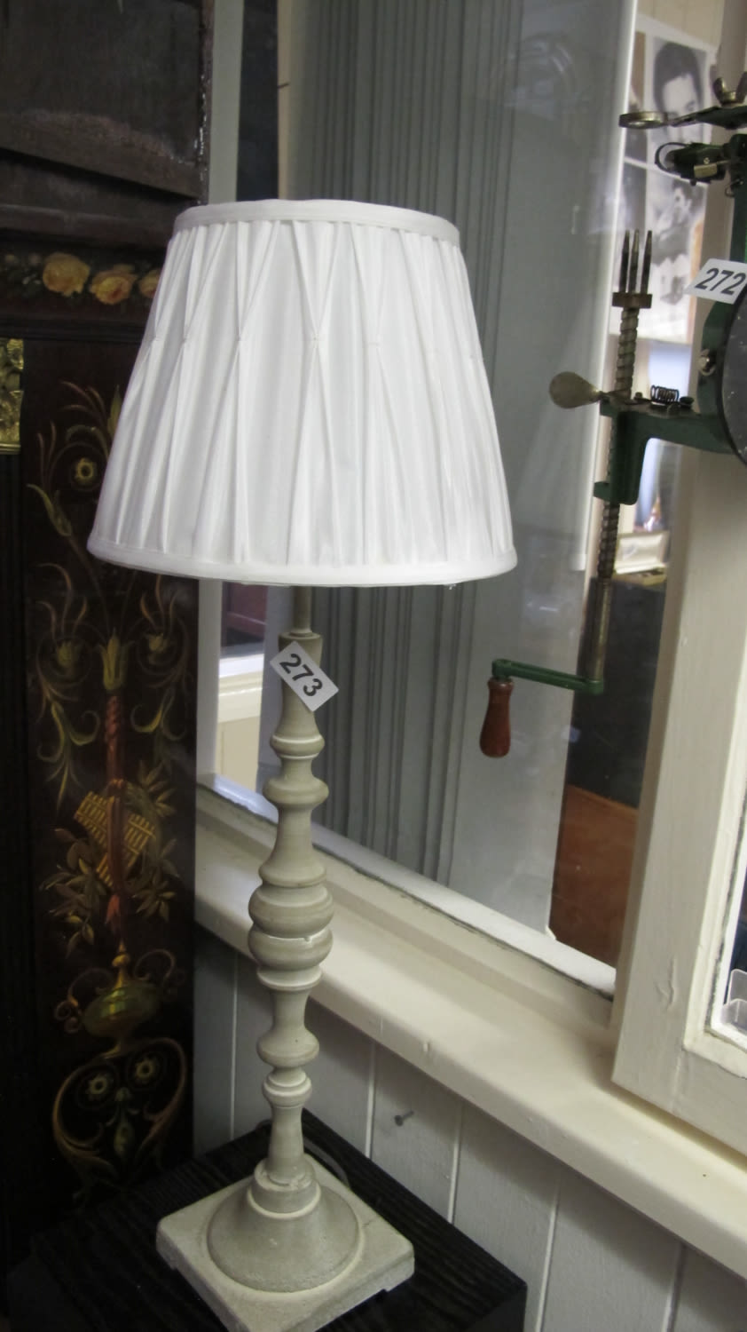 Lot 273: Tall table lamp