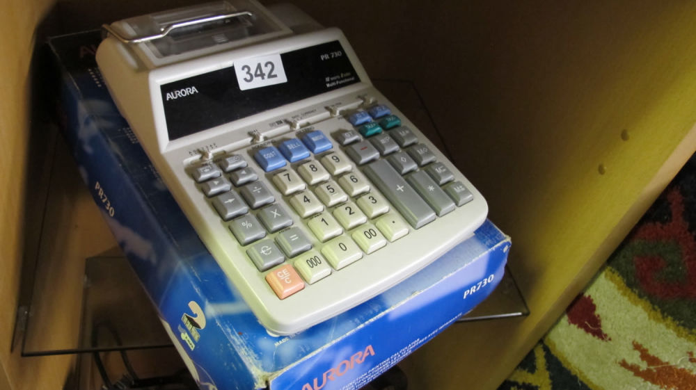 Lot 342: Accountants calculator