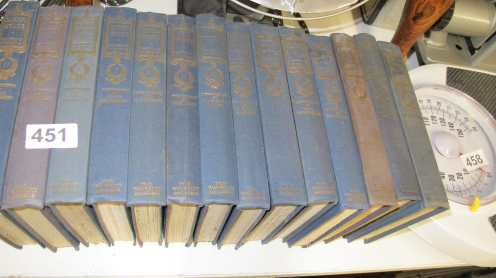 Lot 451: Collection of The Waverley Dickens