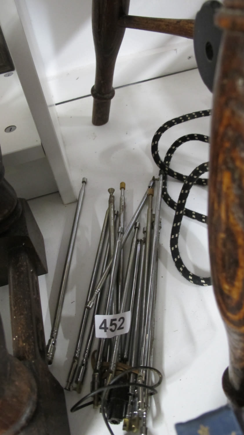 Lot 452: A collection of car aerials, because why not?...