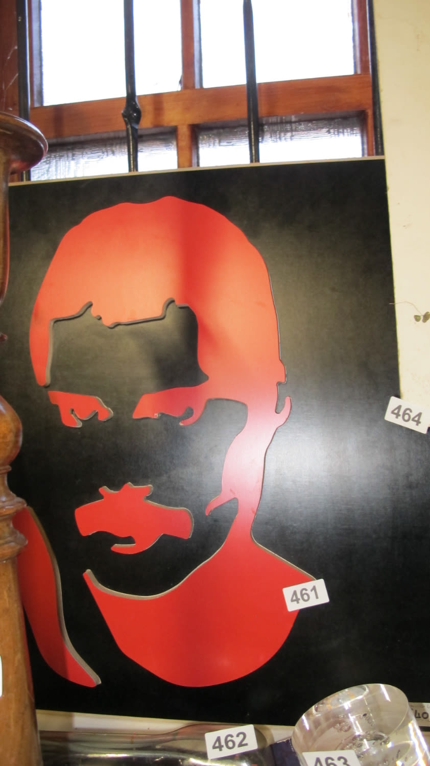 Lot 461: King Kong wooden wall art
