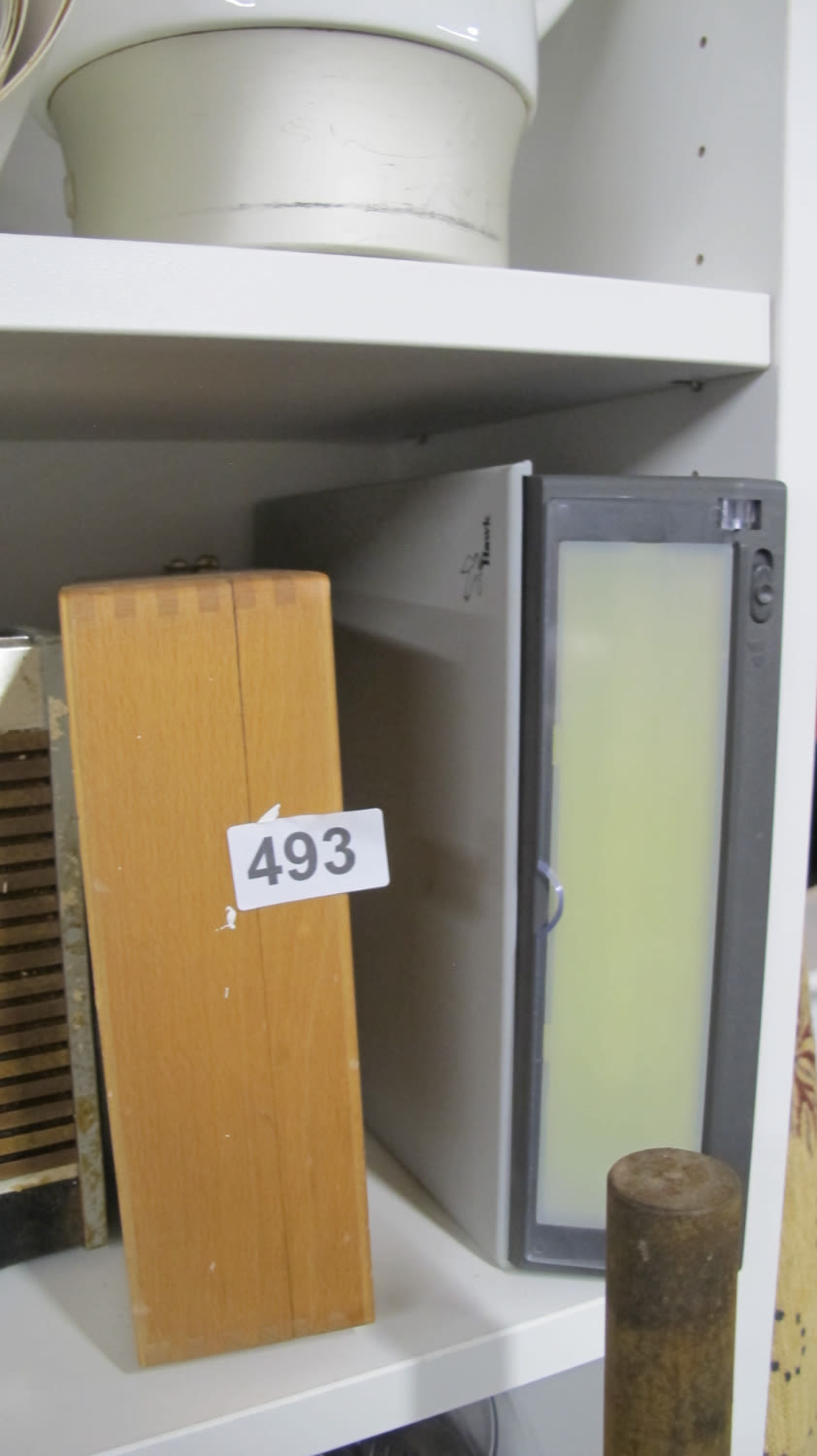 Lot 493: Slide boxes, contents and viewer