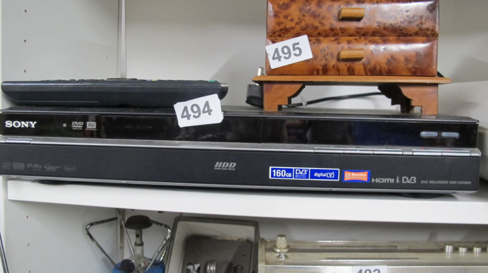 Lot 494: Sony DVD recorder