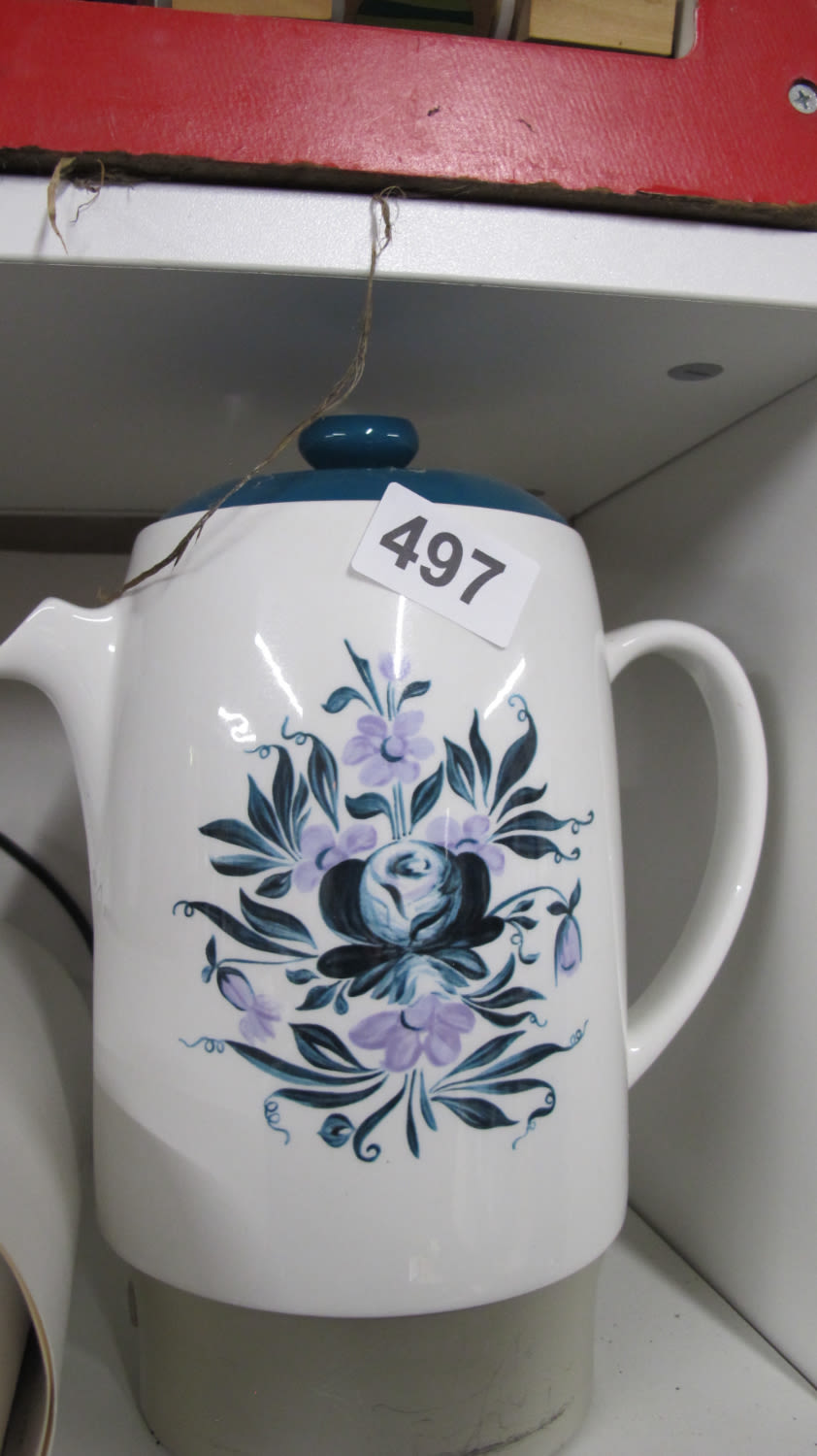 Lot 497: Mid-century coffee pot