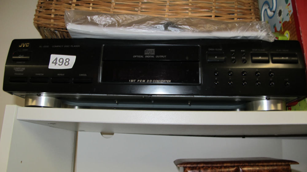 Lot 498: JVC CD player