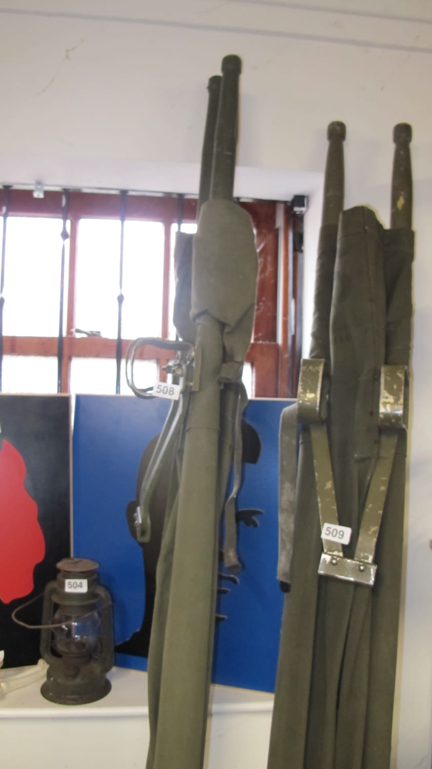 Lot 508: American military stretcher