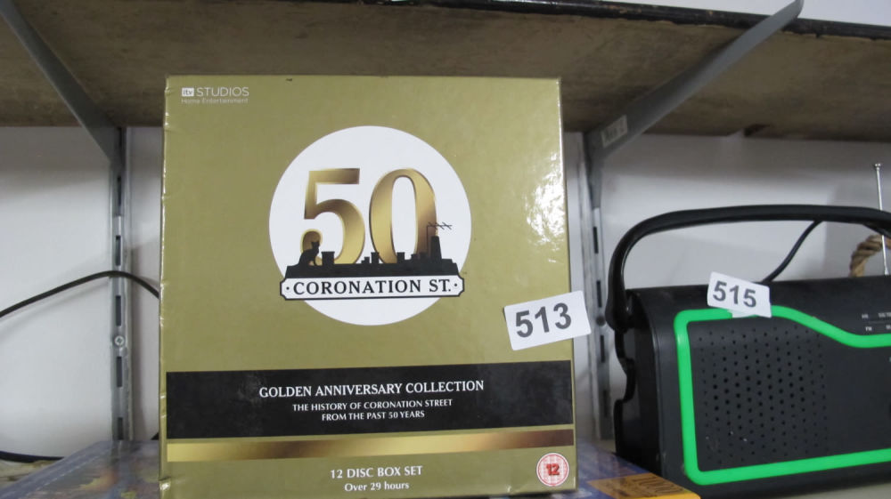 Lot 513: Coronation Street golden anniversary collection DVD's