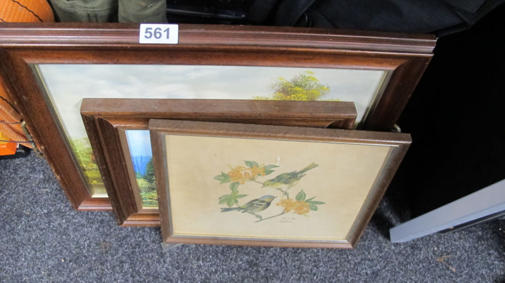 Lot 561: Framed and glazed pictures