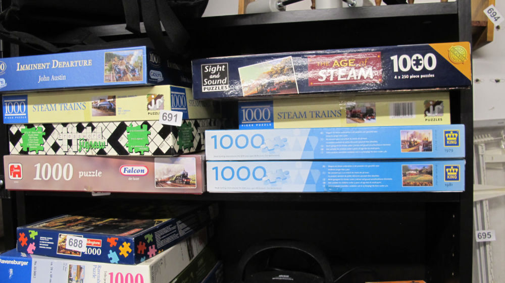 Lot 691: Jigsaw puzzles