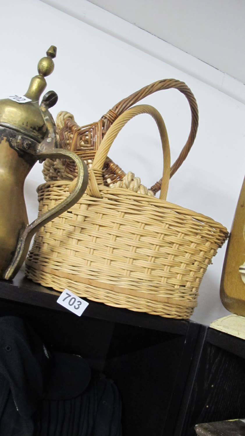Lot 703: Wicker baskets