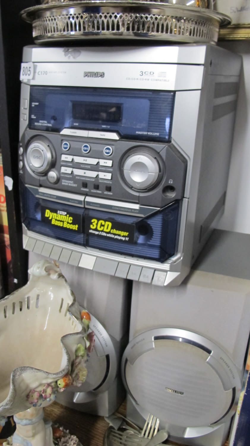 Lot 805: Philips HiFi system