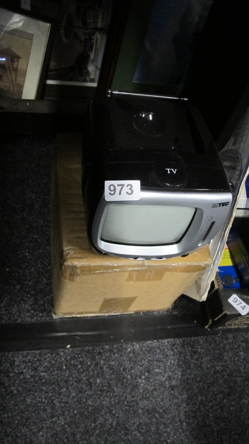 Lot 973: Portable CRT TV