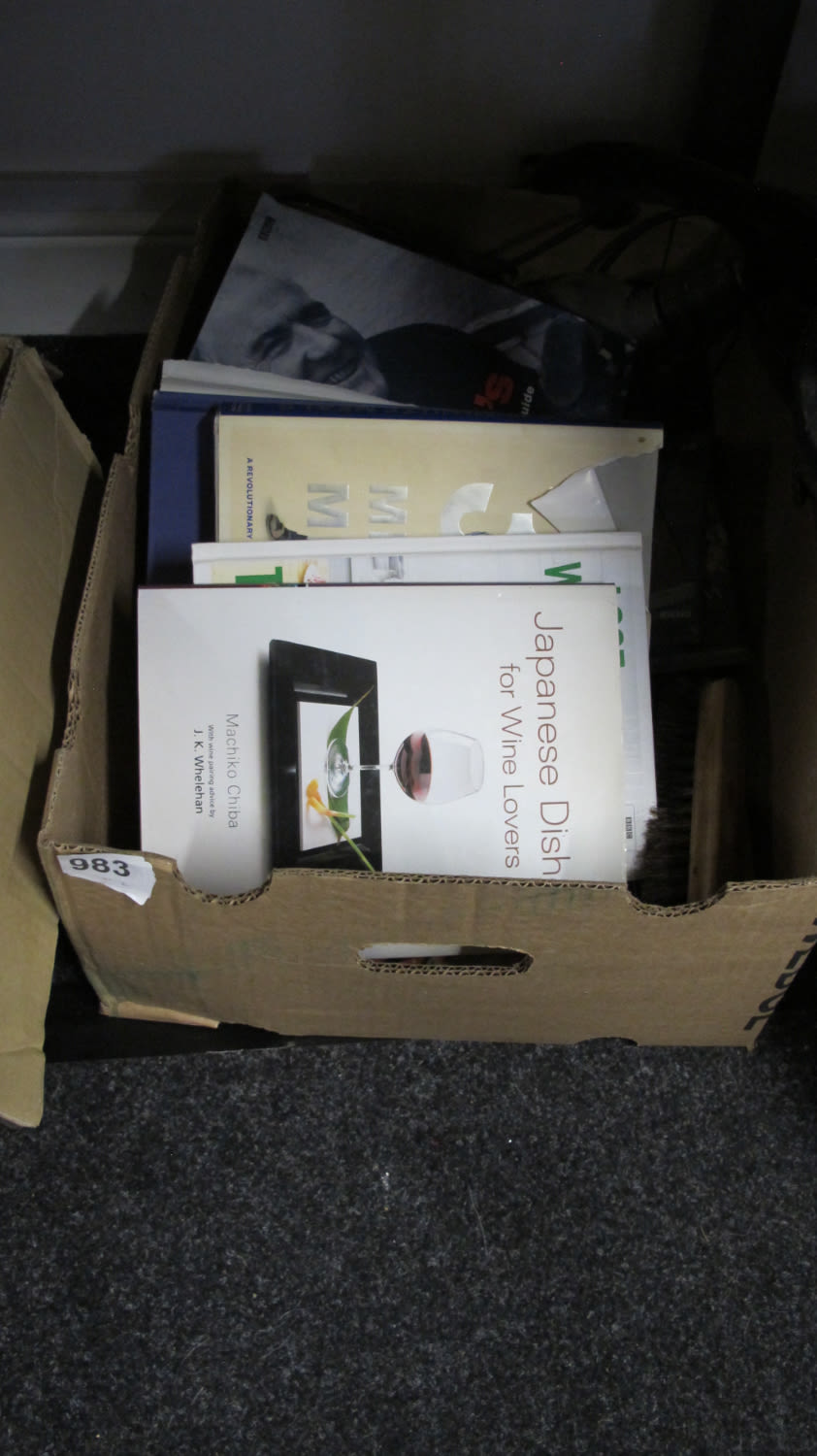 Lot 983: A box of books