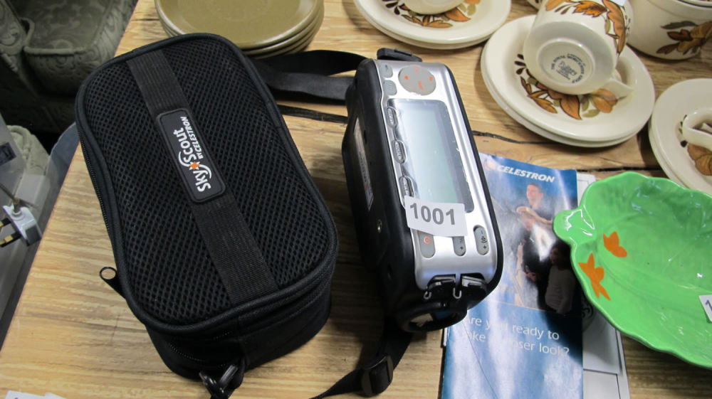 Lot 1001: Celestron SkyScout GPS Star Locater RRP£229 on Amazon...