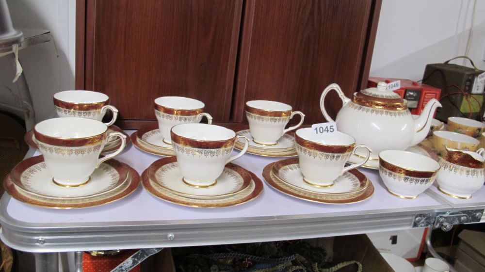 Lot 1045: Tea service
