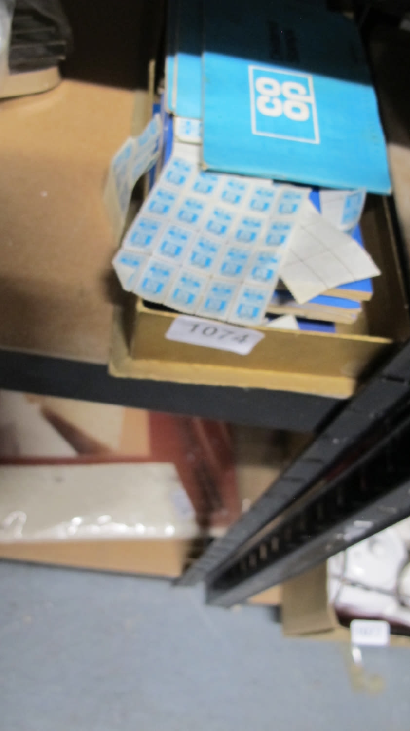 Lot 1074: Coop stamps