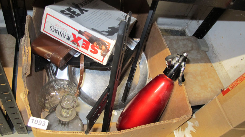 Lot 1093: A box of misc.