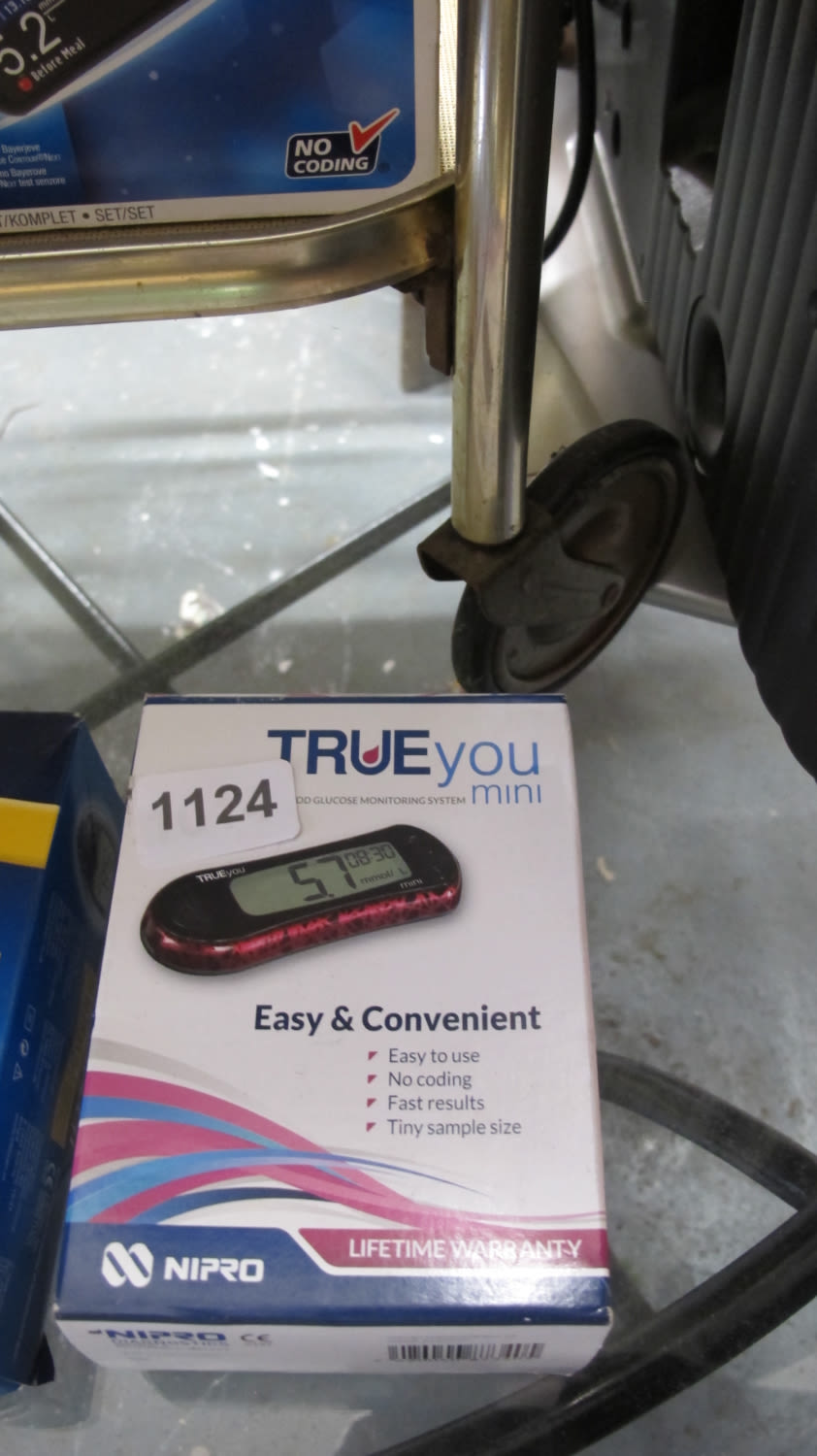 Lot 1124: Trueyou blood glucose monitor