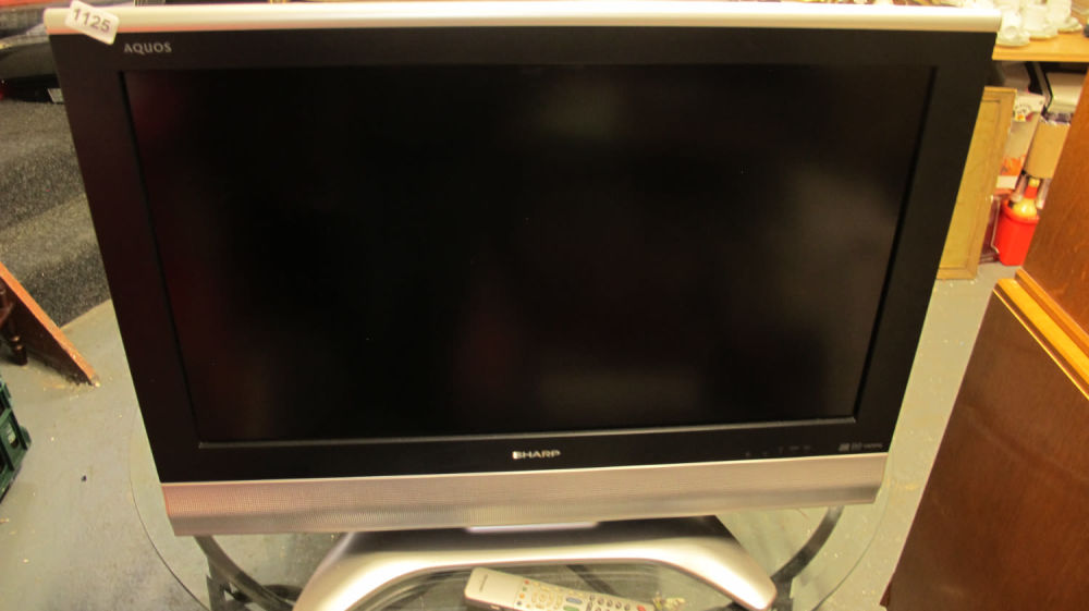Lot 1125: Sharp TV