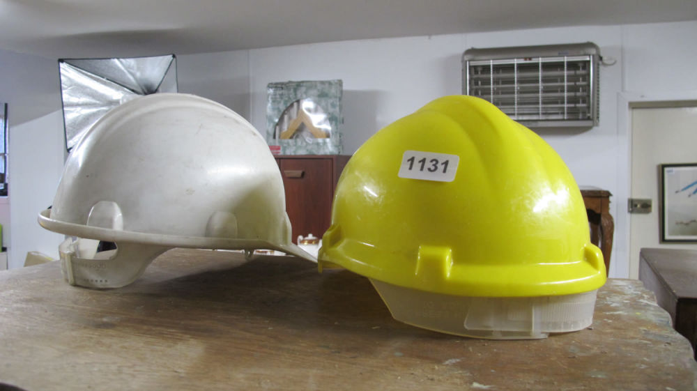 Lot 1131: 2 Hard hats
